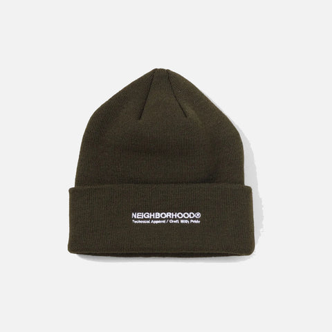 BEANIE CAP . AC - OLIVE DRAB