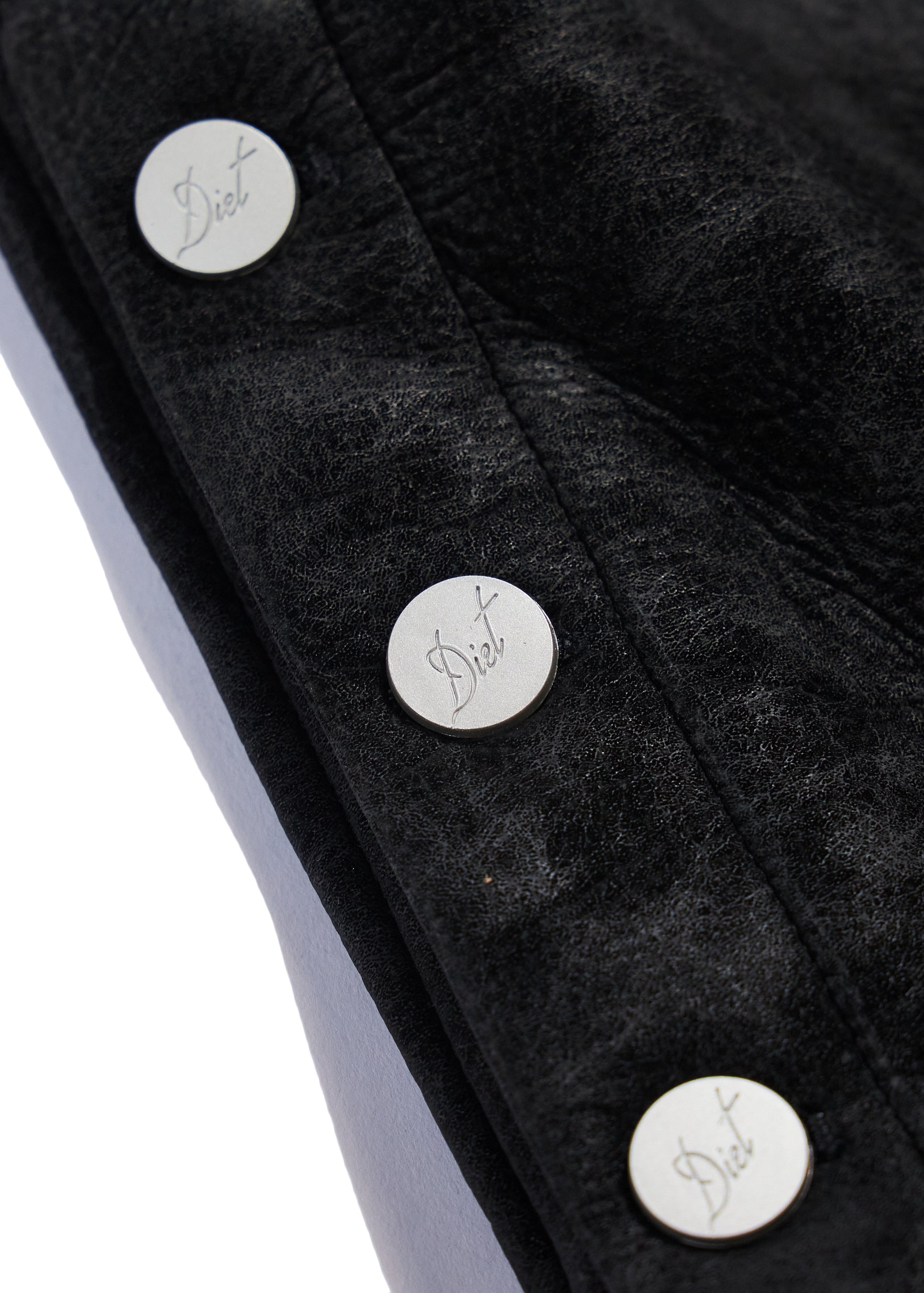 VEGAN SUEDE PANTS - BLACK