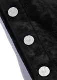 VEGAN SUEDE PANTS - BLACK