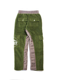FLEECE CARGO PANTS - OLIVE
