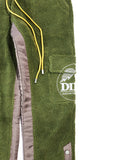 FLEECE CARGO PANTS - OLIVE