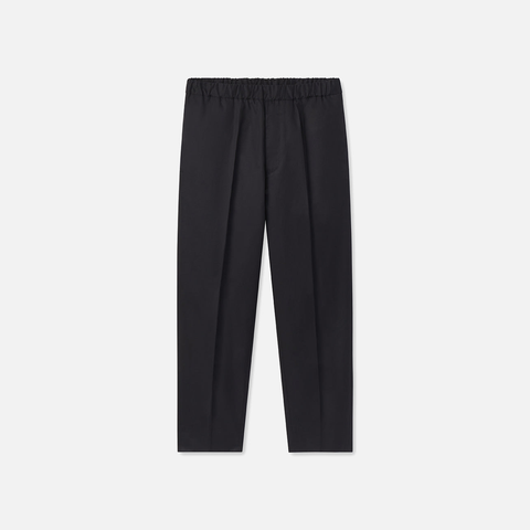 CROPPED TECH TROUSER - BLACK