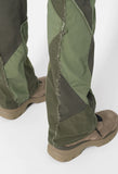 PATCHWORK CARIBOU BOOTCUT - OLIVE