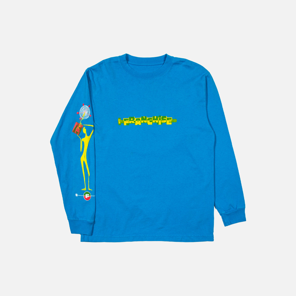 WITHIN YOURSELF LS TEE - ELECTRIC BLUE