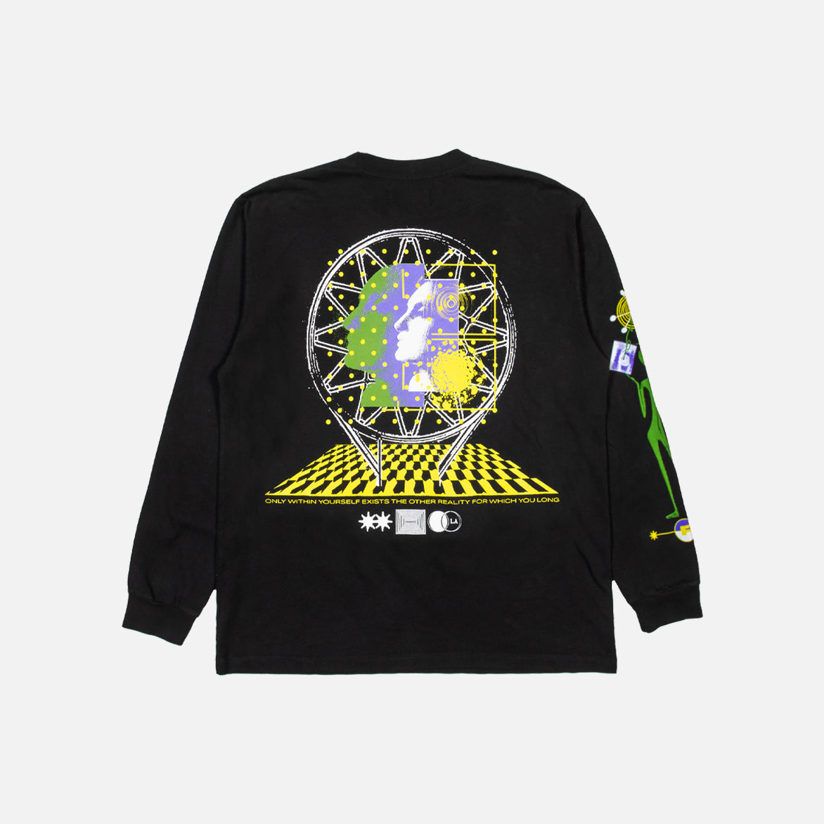 WITHIN YOURSELF LS TEE - BLACK