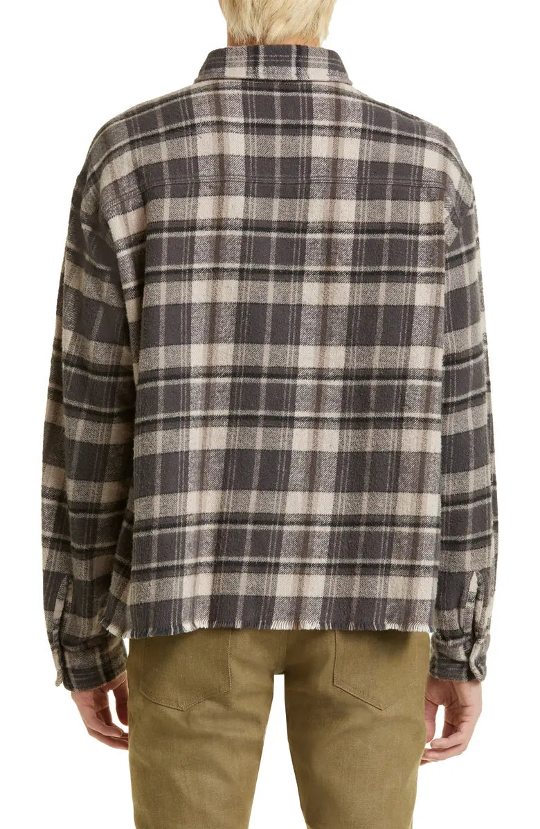 HEMI OVERSIZED SHIRT - LAGOON CHECK