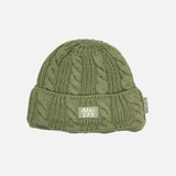 ABC. 123. CABLEKNIT BEANIE - AVENTURINE GREEN