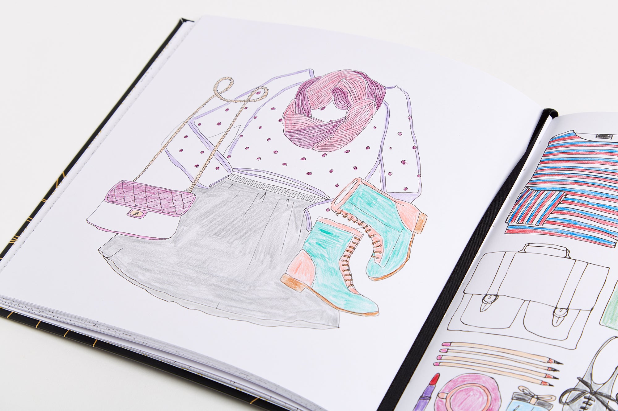 PARIS STREET STYLE: A Coloring Book