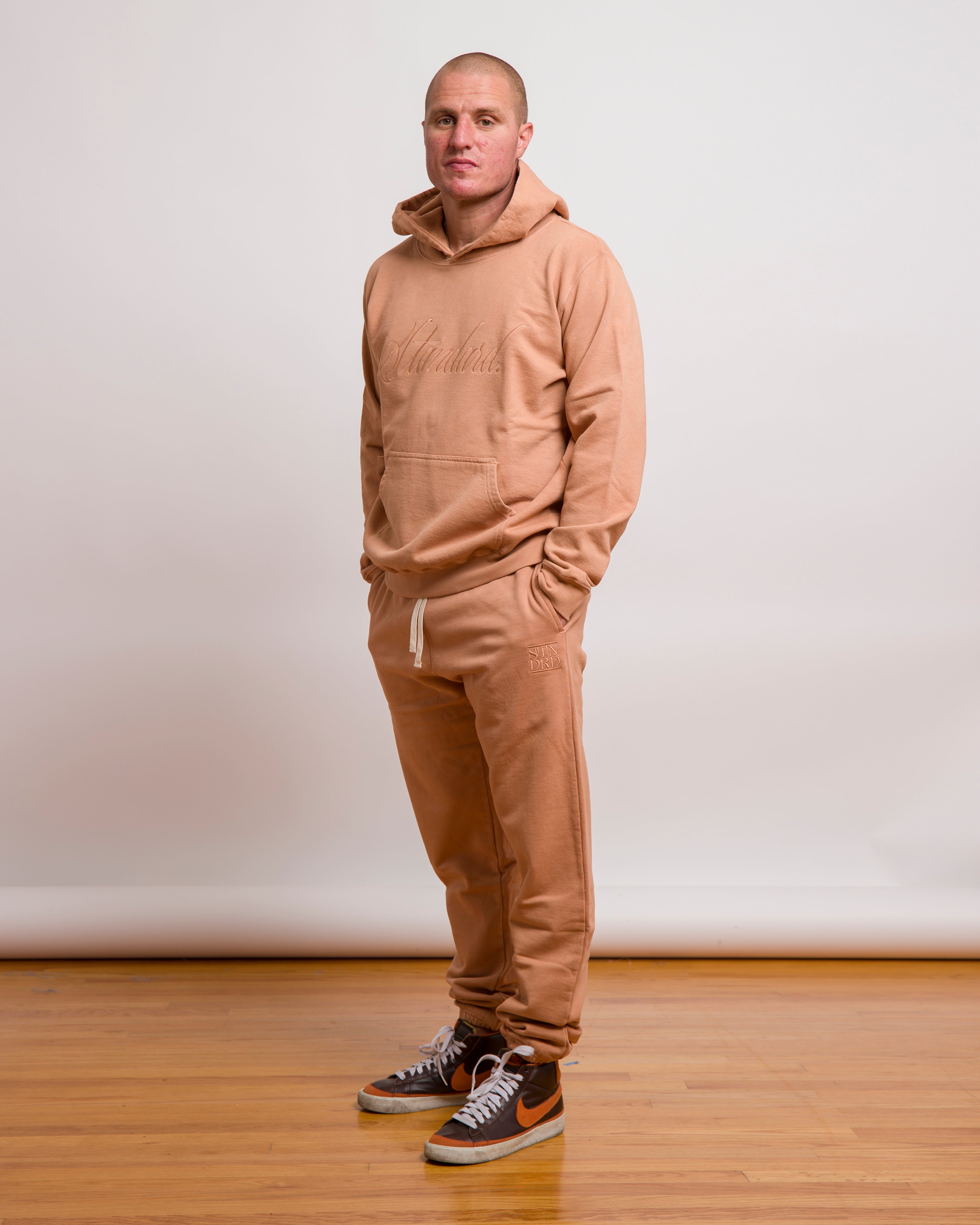 BJ BETTS X STANDARD ISSUE HOODIE - CAMEL