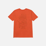 BJ BETTS X STANDARD ISSUE TEE - RUST