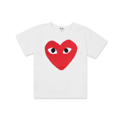 PLAY BIG HEART KIDS TEE - WHITE