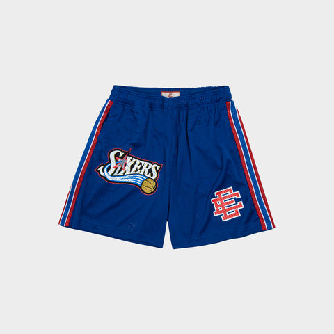 ERIC EMANUEL X 76ERS SHORT - BLUE