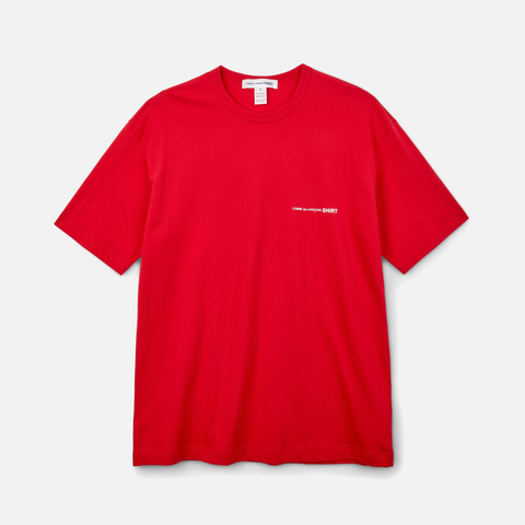 Oversized Logo T-Shirt - RED