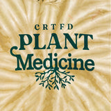 PLANT MEDICAL HOODIE - GREEN TIE DYE