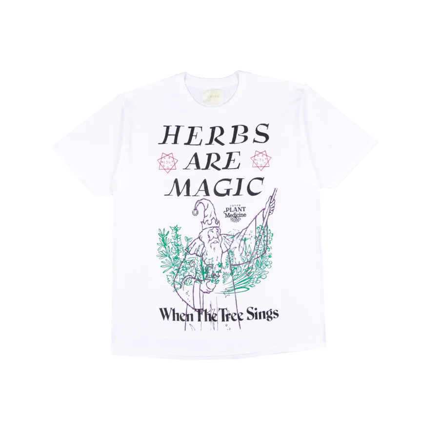 HERBS ARE MEGIC TEE - WHITE