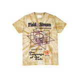 FIELD & STREAM TEE - GREEN TIE DYE