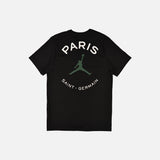 JORDAN PSG SS TEE - BLACK / WHITE