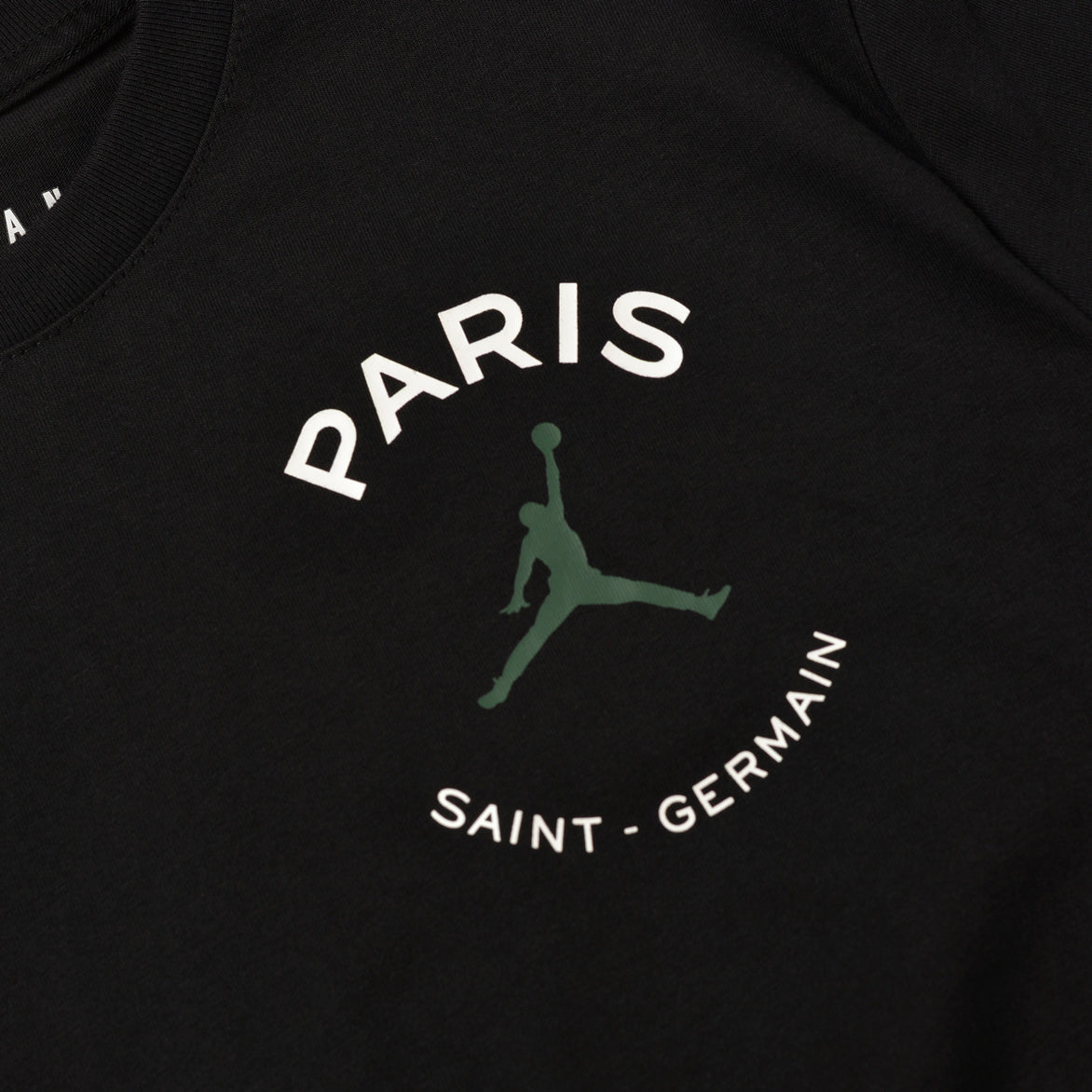 JORDAN PSG SS TEE - BLACK / WHITE