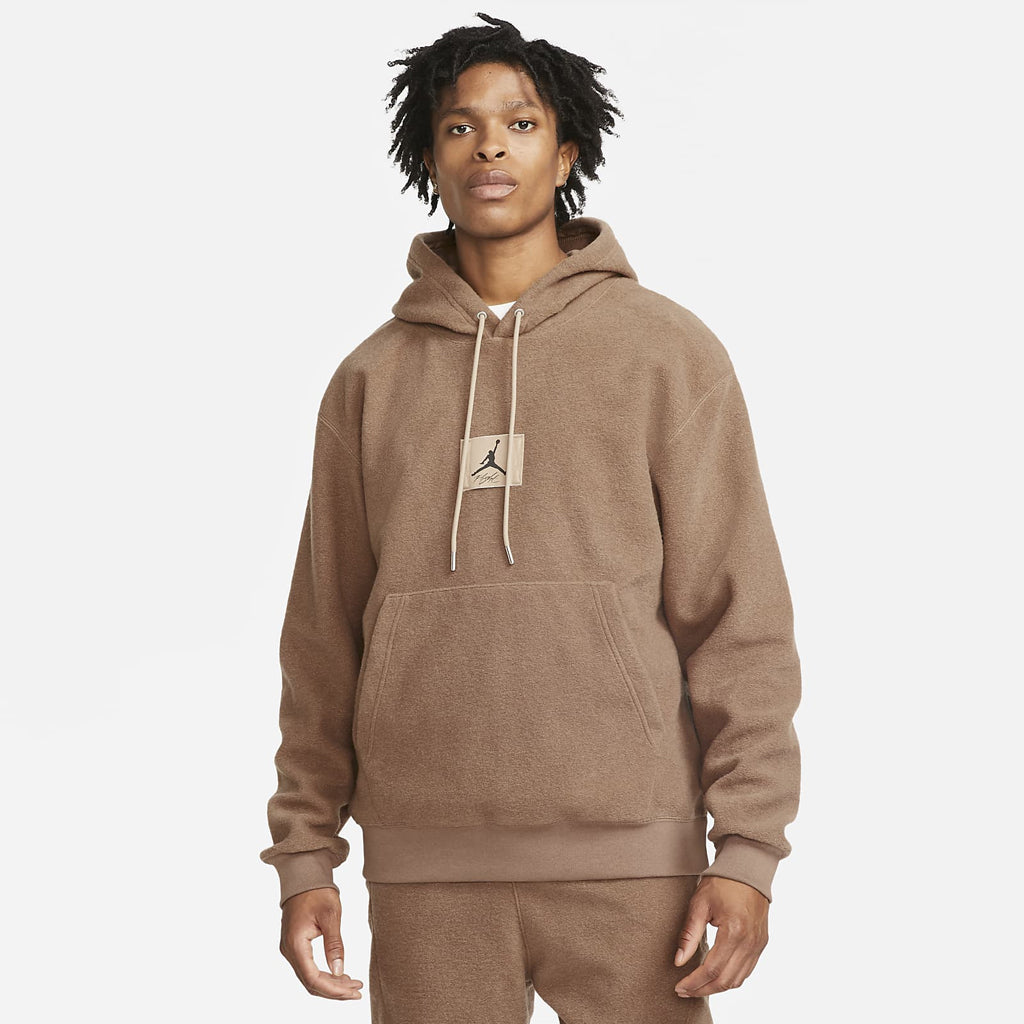 JORDAN FLIGHT HERITAGE HOODIE - ARCHAEO BROWN