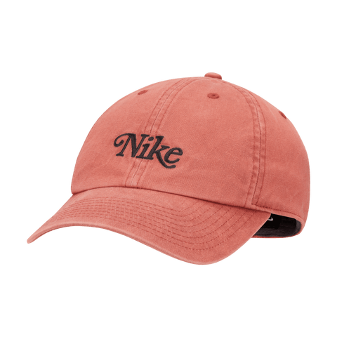 NIKE HERITAGE 86 WASHED GOLF HAT - FADED ORANGE