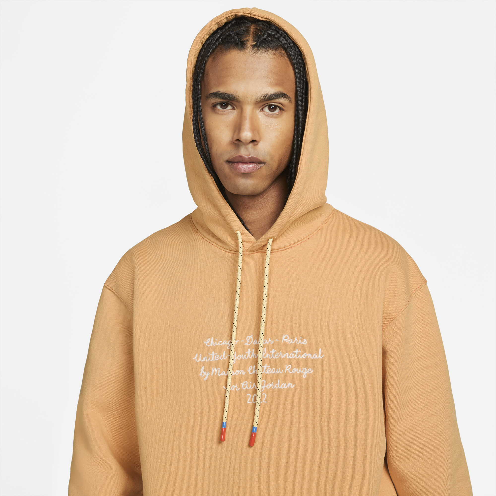 MCR X AIR JORDAN FRENCH TERRY PULLOVER HOODIE - COPPER MOON