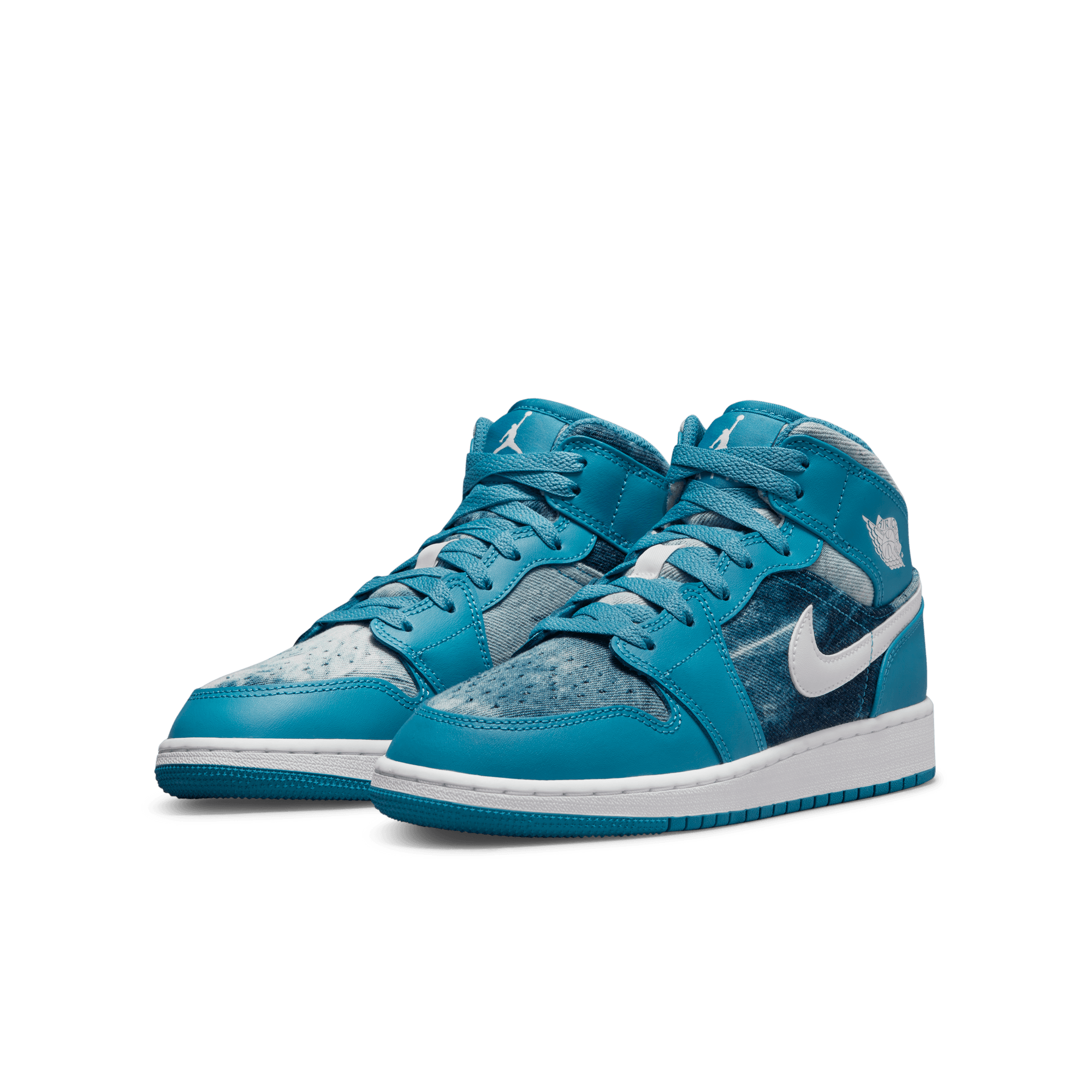 AIR JORDAN 1 MID (GS) "WASHED DENIM"