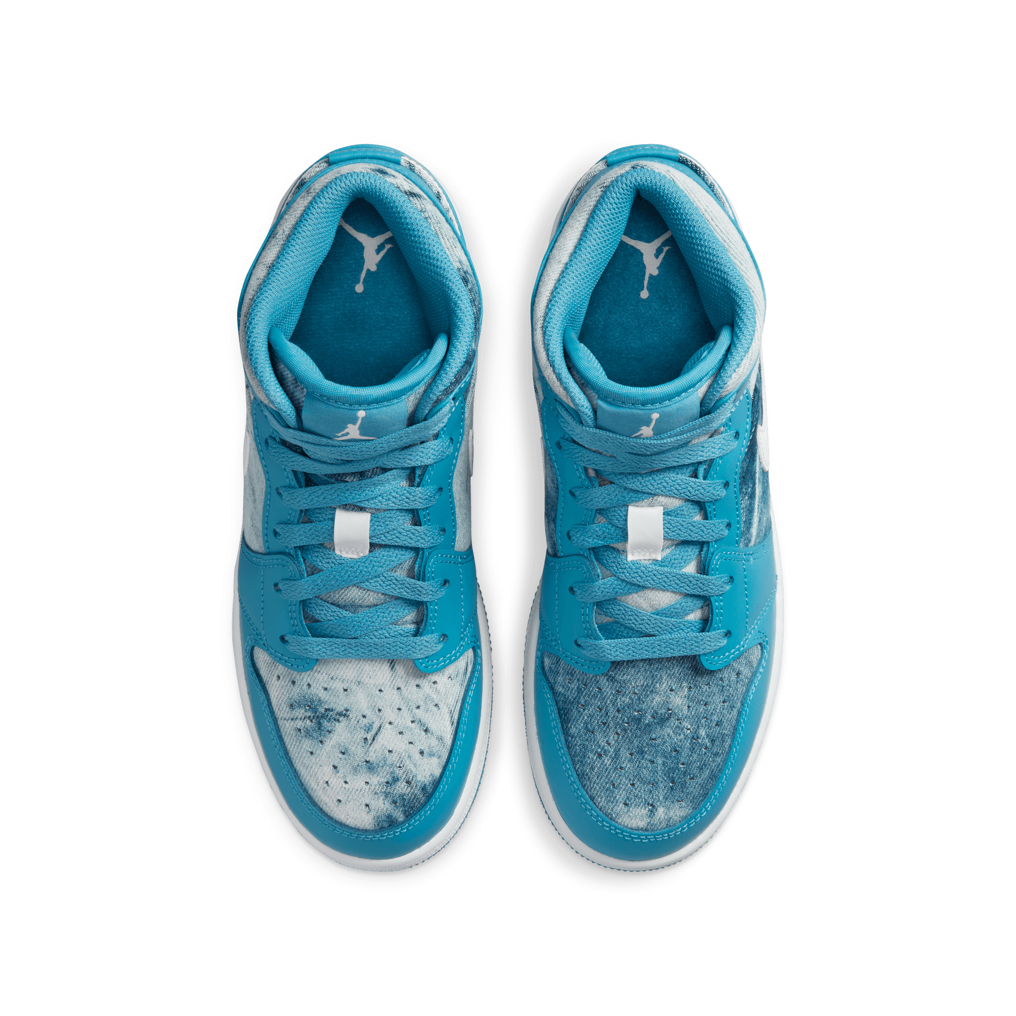 AIR JORDAN 1 MID (GS) "WASHED DENIM"