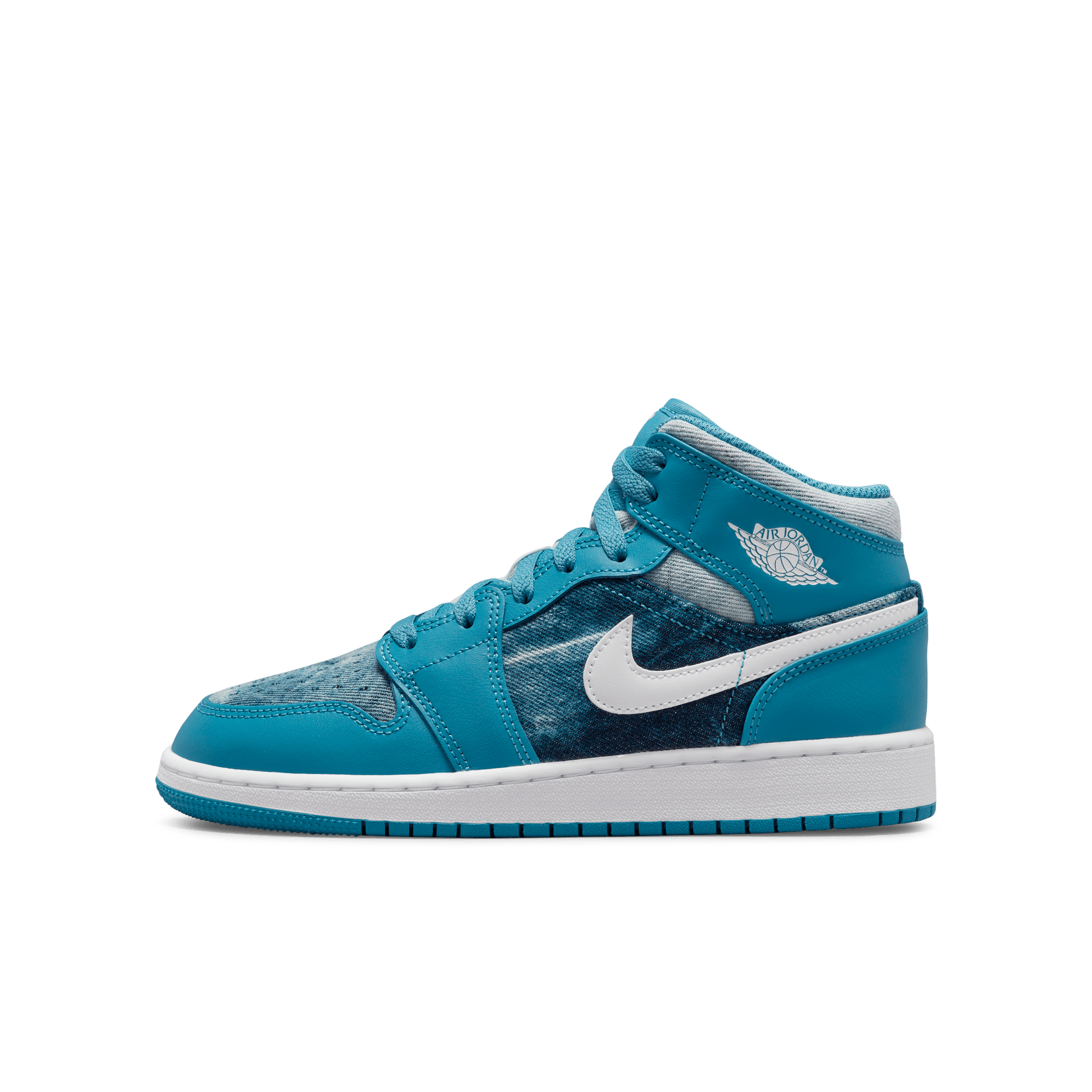 AIR JORDAN 1 MID (GS) "WASHED DENIM"