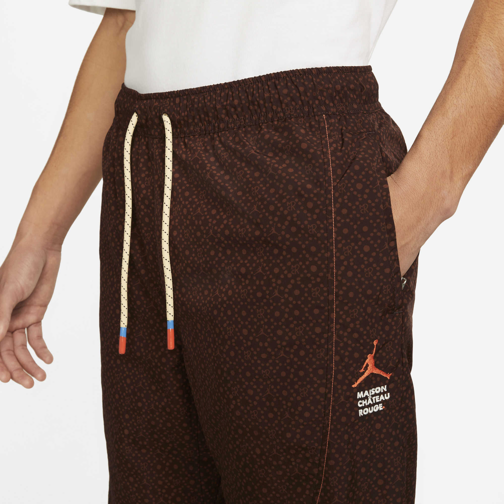 MCR X AIR JORDAN WOVEN PANTS - CINNAMON