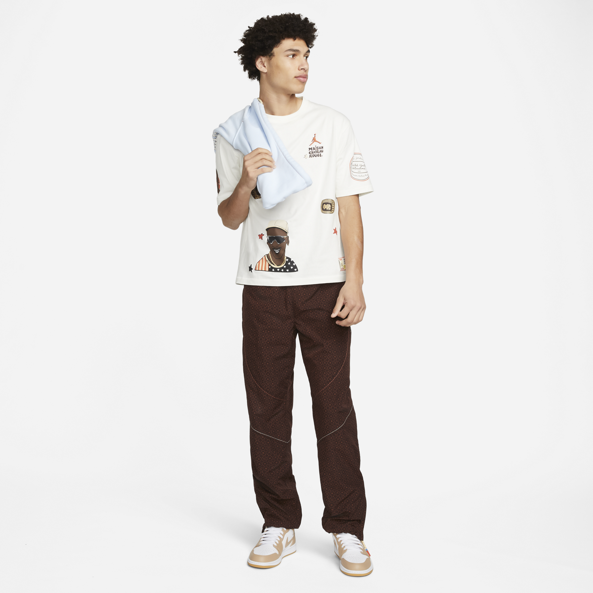 MCR X AIR JORDAN WOVEN PANTS - CINNAMON – lapstoneandhammer.com