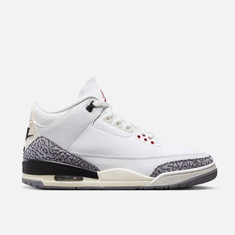 AIR JORDAN 3 RETRO WHITE CEMENT REIMAGINED***