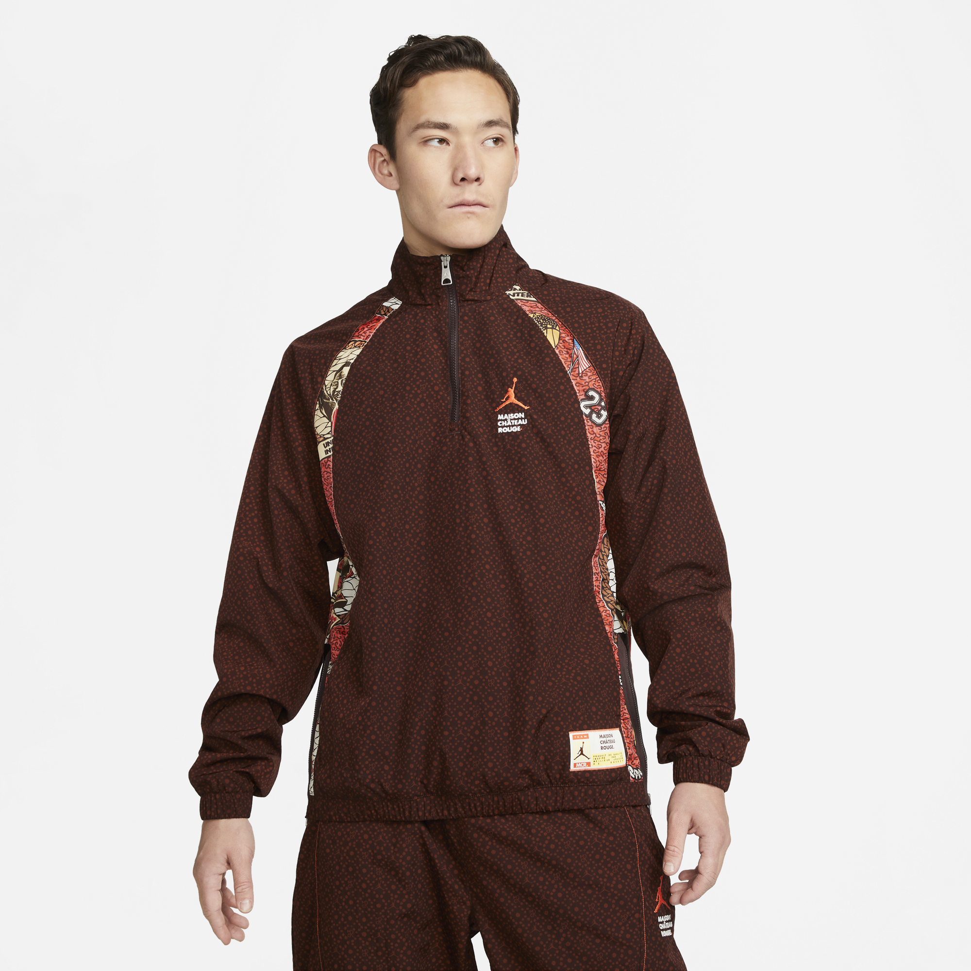 Jordan half top zip jacket