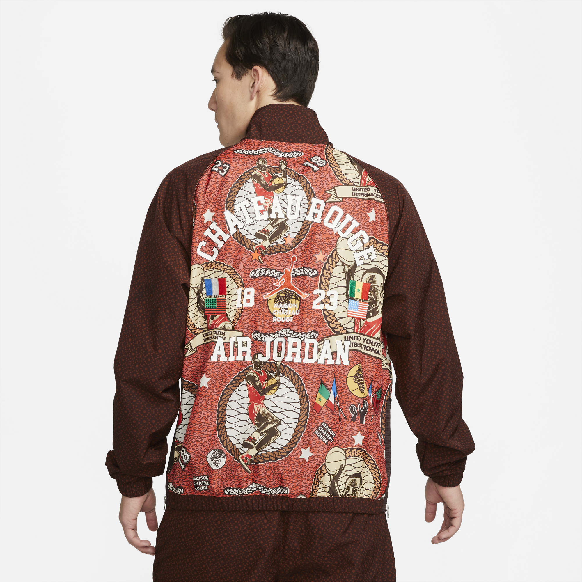 MCR X AIR JORDAN Half-Zip JACKET - CINNAMON