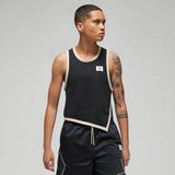 WMNS JORDAN ESSENTIAL JERSEY TANK - BLACK / DARK SMOKE / SANDDRIFT