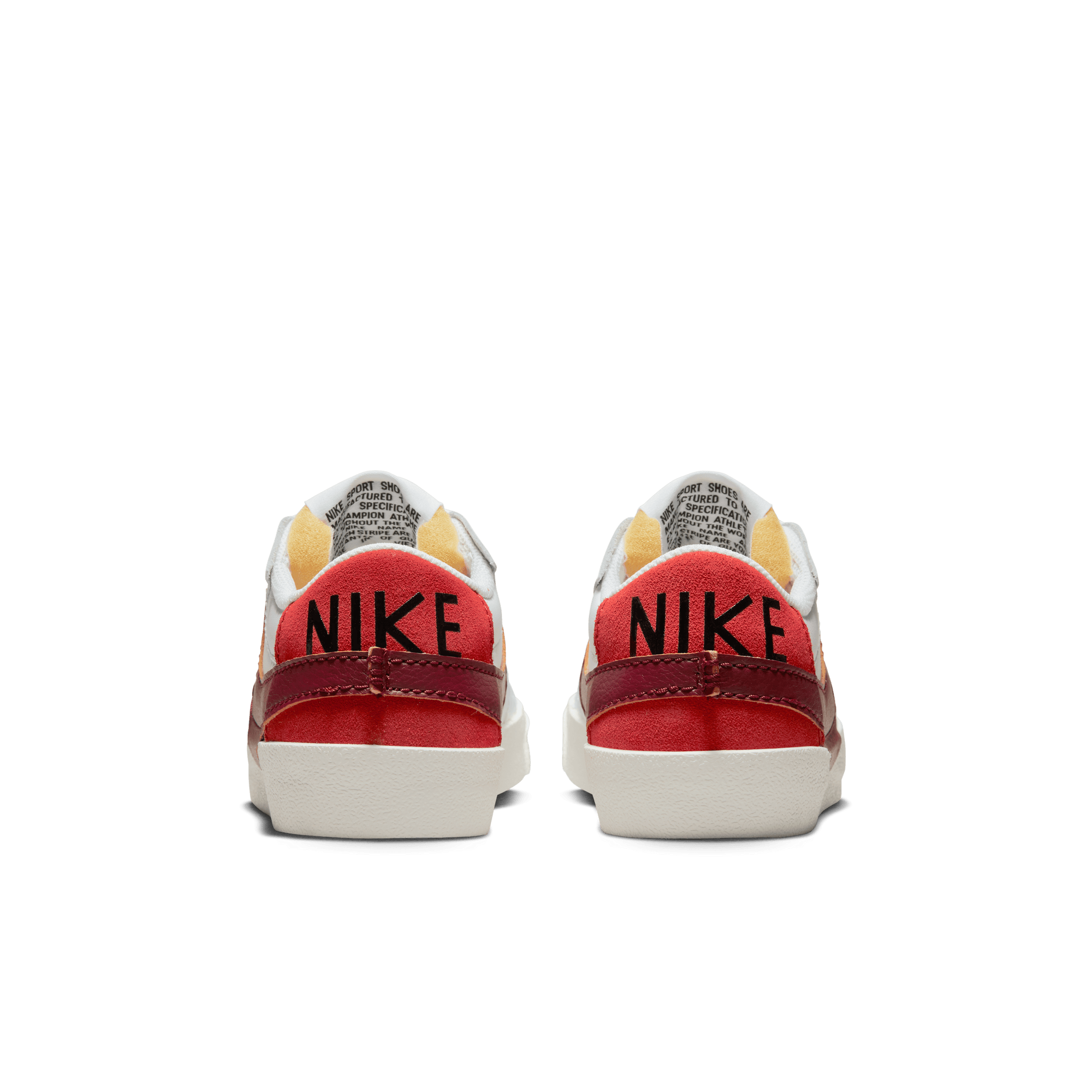 WMNS BLAZER LOW `77 JUMBO - WHITE / DARK BEETROOT