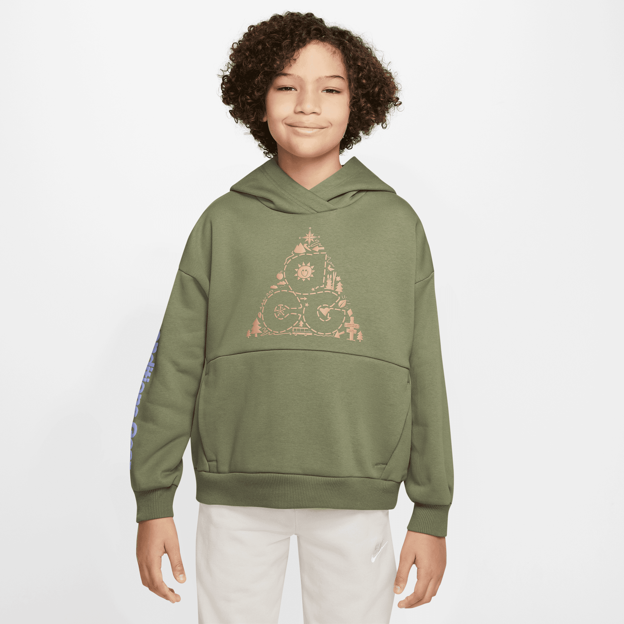 ACG KIDS HOODIE - Green