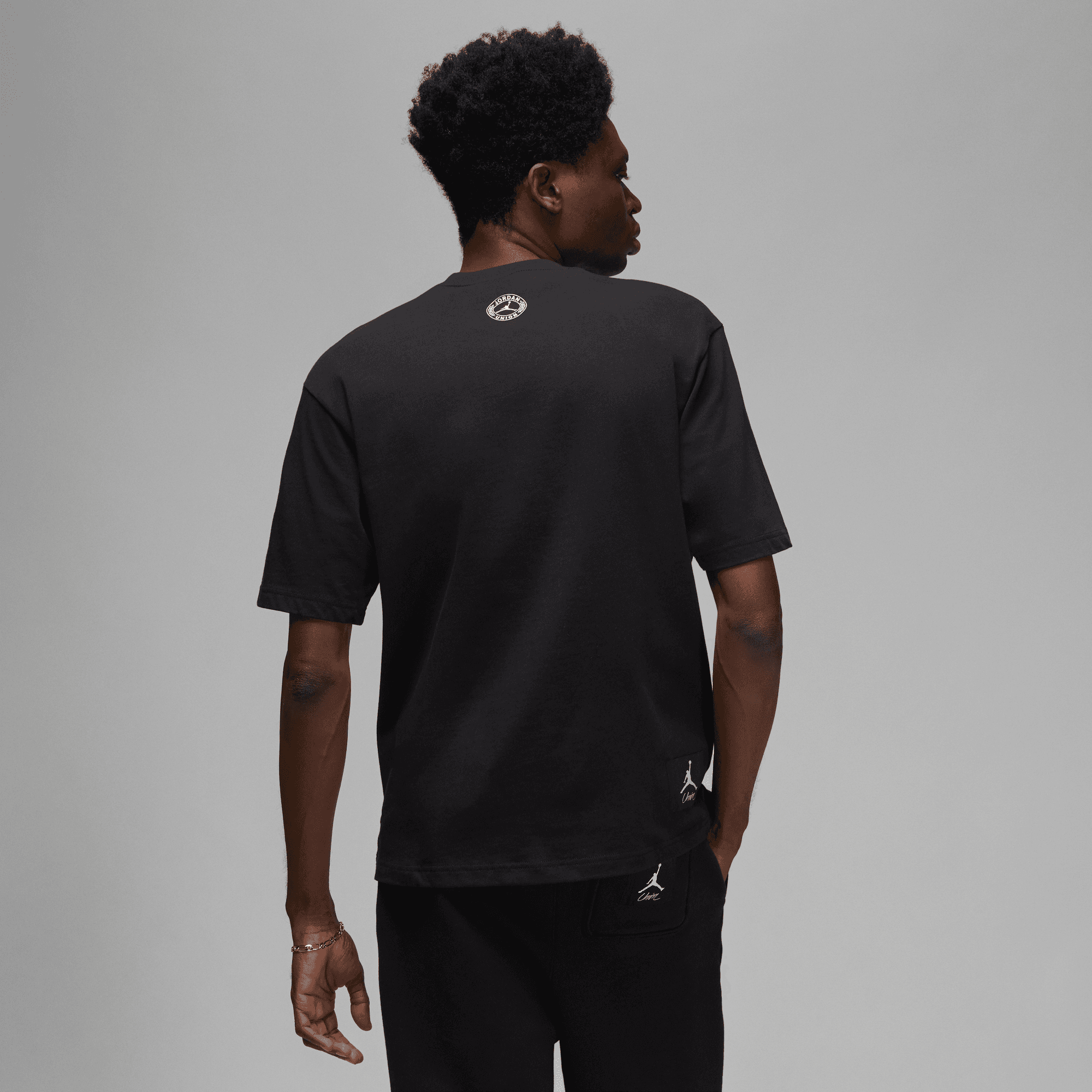 UNION LA X JORDAN S/S T-SHIRT - BLACK / COCONUT MILK