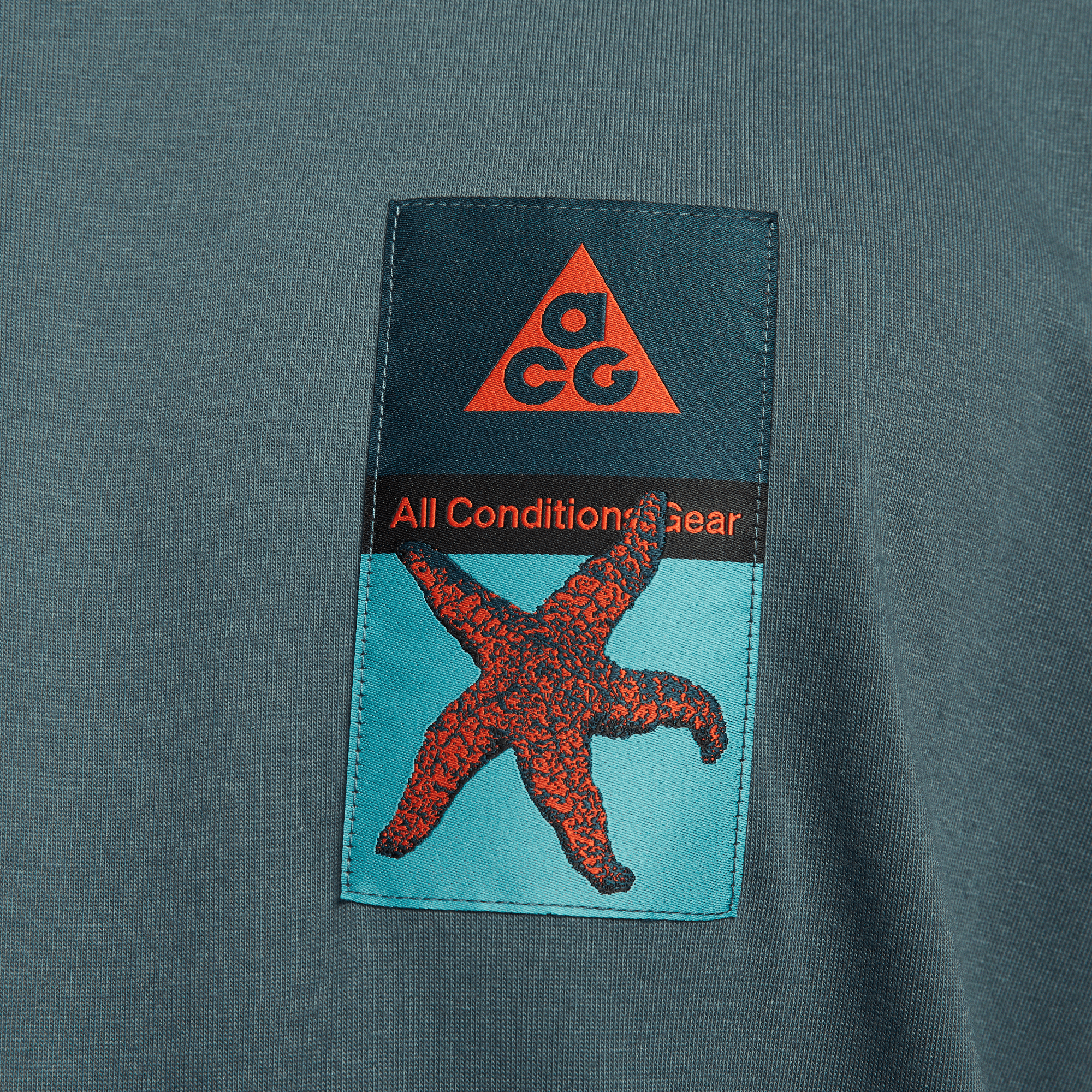 ACG S/S PATCH TEE - FADED SPRUCE