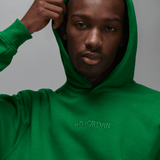 JORDAN WORDMARK MEN`S FLEECE HOODIE - GREEN