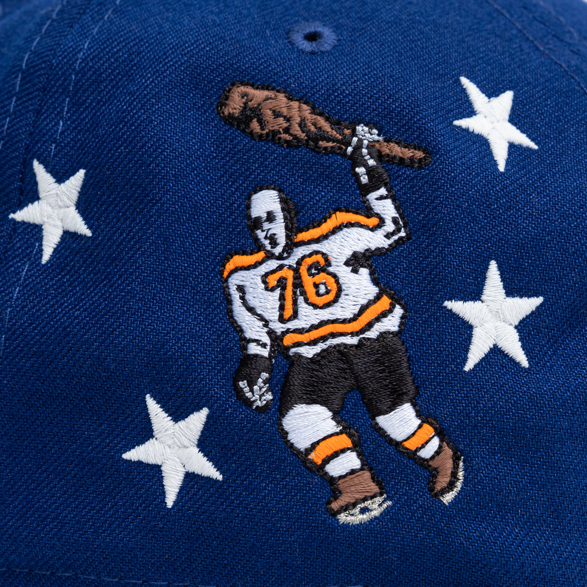 ARENA X 76ERS NEW ERA 5950 HAT - BLUE