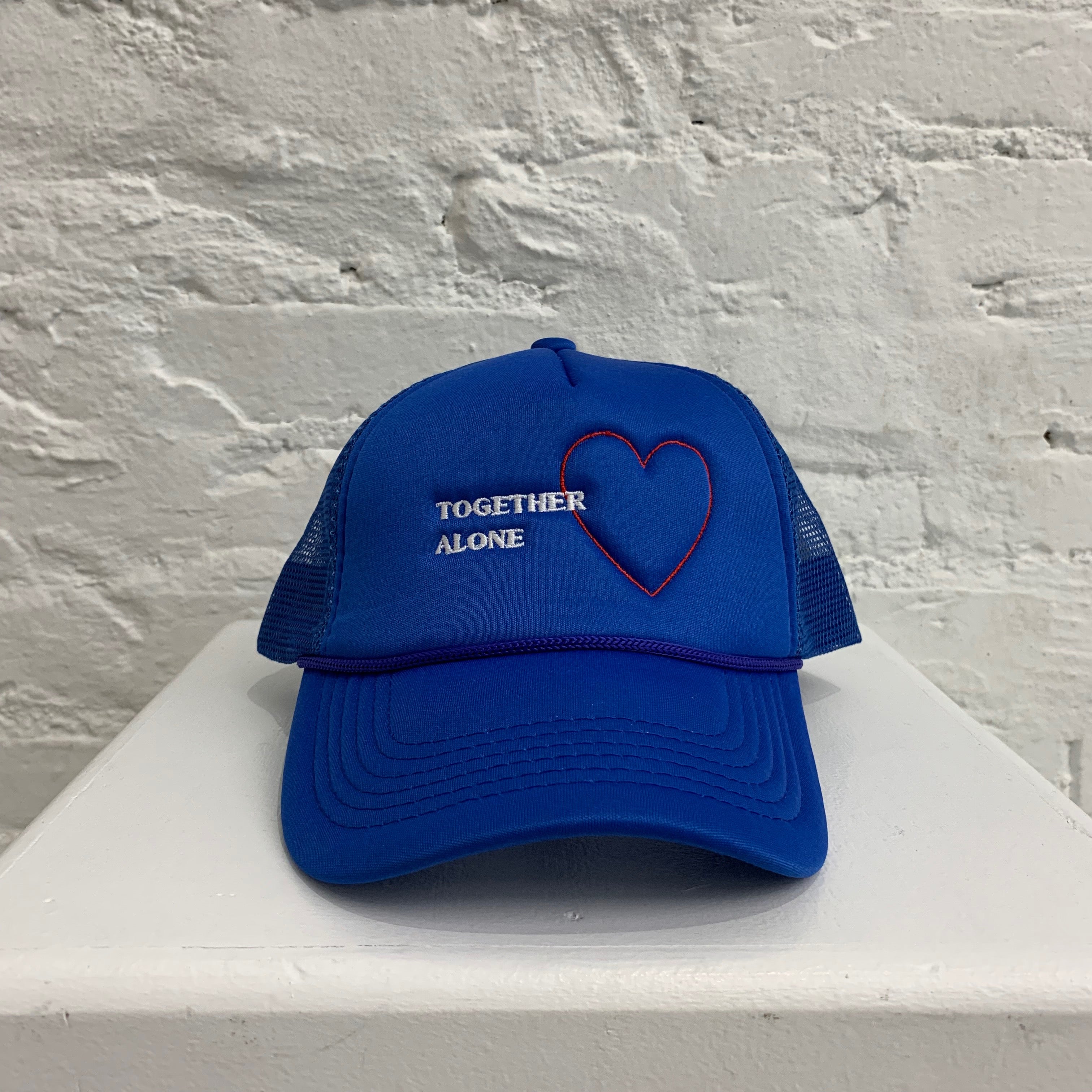 "TIME FLIES" TOGETHER ALONE TRUCKER - BLUE