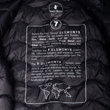 COMPOUND X SAVE THE DUCK ATTICUS LONG HOODED JACKET - GOLDEN / BLACK