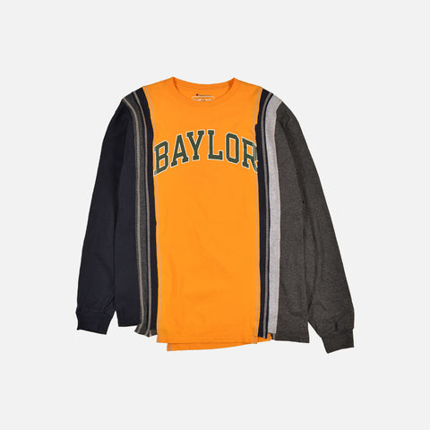 7 CUTS COLLEGE L/S TEE (LARGE 2) - MULTI / BAYLOR