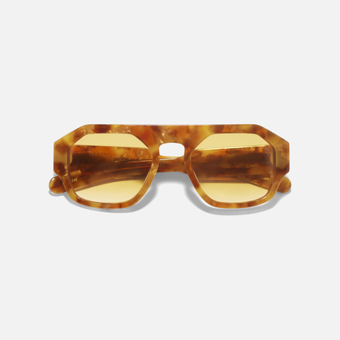 LEFTY - FANCY AMBER TORTOISE / AMBER GRADIENT LENS