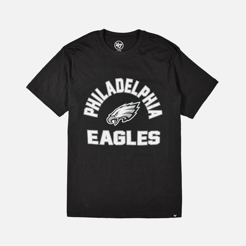 PHILADELPHIA EAGLES ARCH SUPER VIRAL TEE - BLACK / WHITE