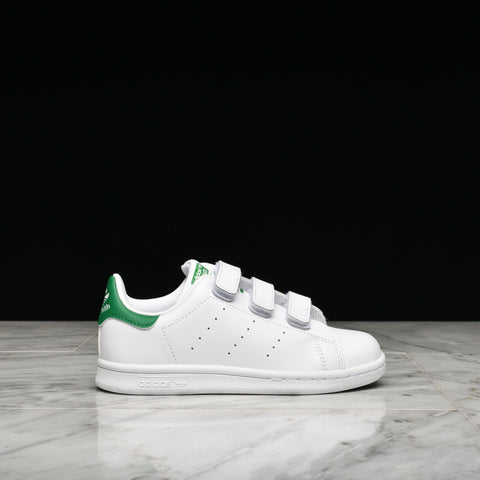 STAN SMITH VELCRO (PS) - WHITE / GREEN