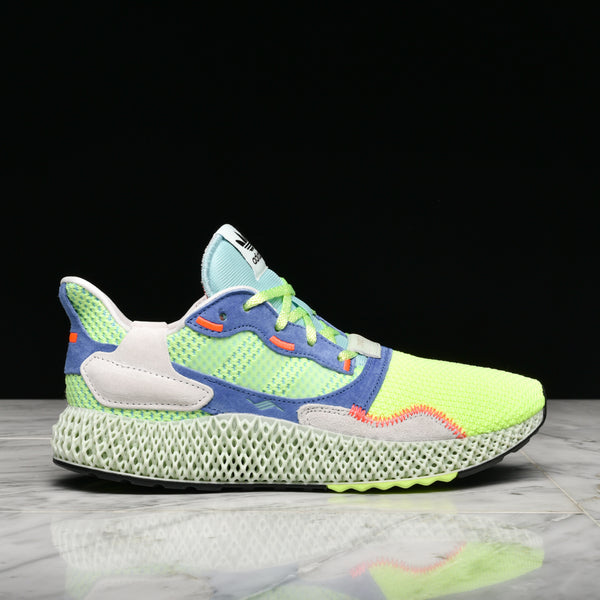 Adidas zx 4000 4d white grey linen green Clearance