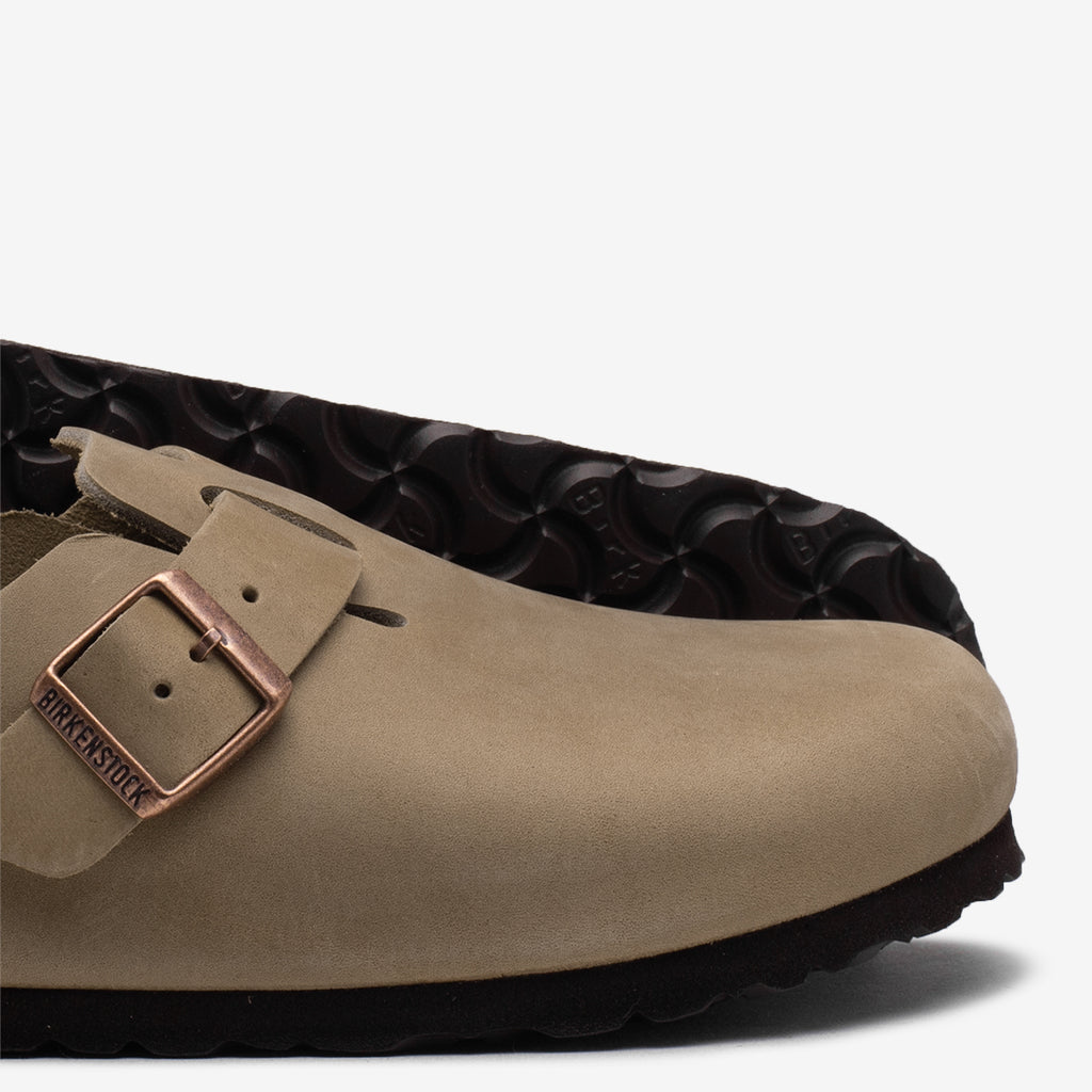 BOSTON OILED LEATHER SFB TOBACCO BROWN