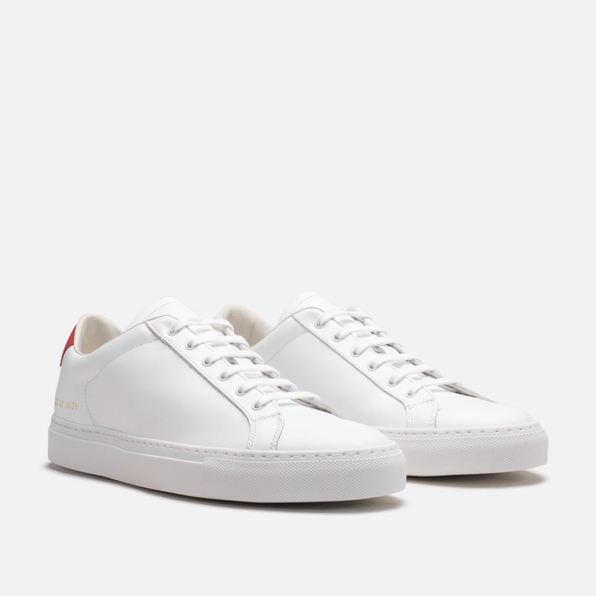 RETRO LOW - White / Red