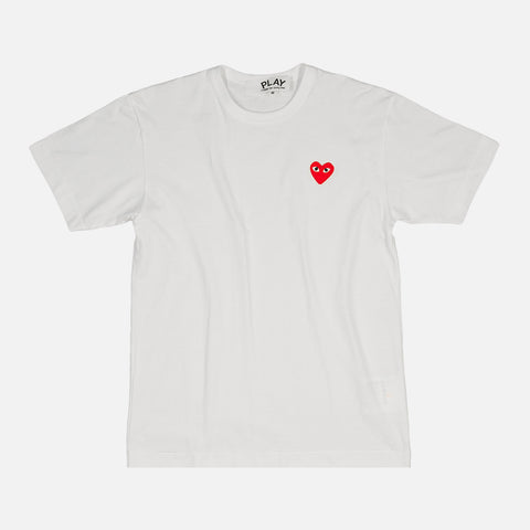 CLASSIC HEART LOGO TEE - WHITE